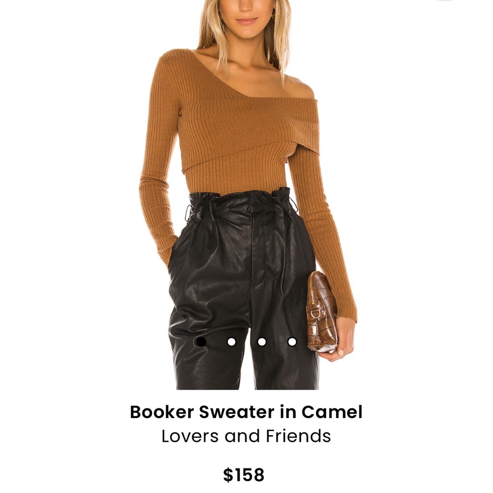 Revolve, Lovers and Friends Booker sweater in camel color 🤎